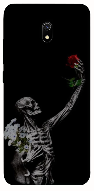 Чохол на Xiaomi Redmi 8a Skeleton vs Rose фото 1 з 1