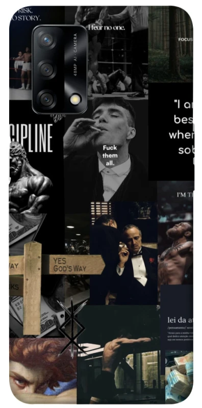 Чохол на Oppo A74 4G Men's style v2 фото 1 з 1