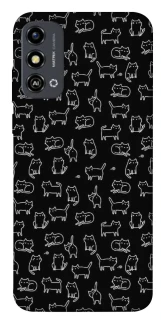 Чехол на ZTE Blade A53 Black Cats фото 1 из 1