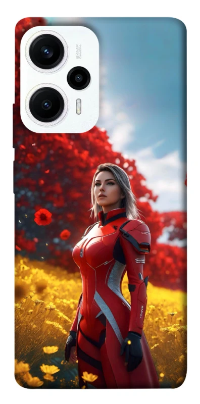Чохол на Xiaomi Poco F5 / Note 12 Turbo Cyber space girl ver.5 фото 1 з 1