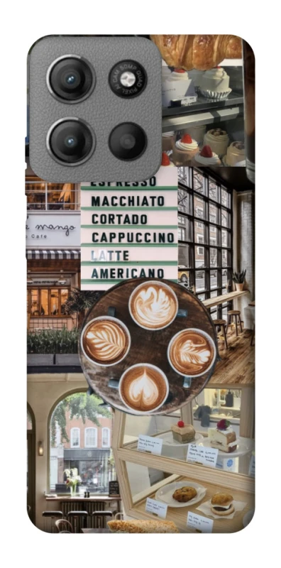 Чехол на Motorola Moto G15 Power Coffee collage ver.5 фото 1 из 1