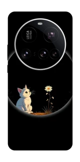 Чехол на Xiaomi 15 Ultra Cat and flower фото 1 из 1