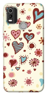 Чохол на Nokia C21 Plus Pretty hearts фото 1 з 1