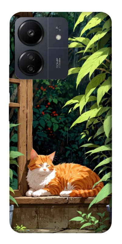 Чохол на Xiaomi Redmi 13C red cat фото 1 з 1