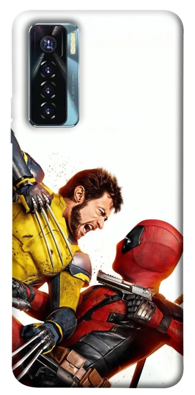 Чехол на TECNO Camon 17 Pro Deadpool and Wolverine фото 1 из 1