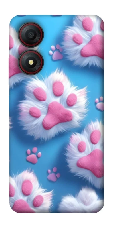 Чохол на ZTE Blade A34 4G Cat paw фото 1 з 1