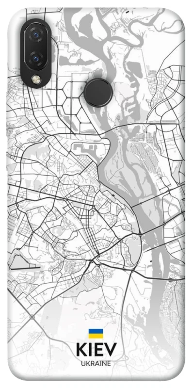 Чохол на Huawei P Smart+ (nova 3i) Kiev white map фото 1 з 1