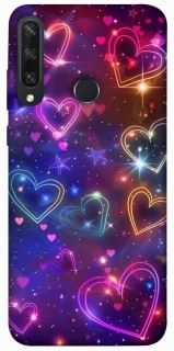 Чохол на Huawei Y6p Drawn hearts фото 1 з 1