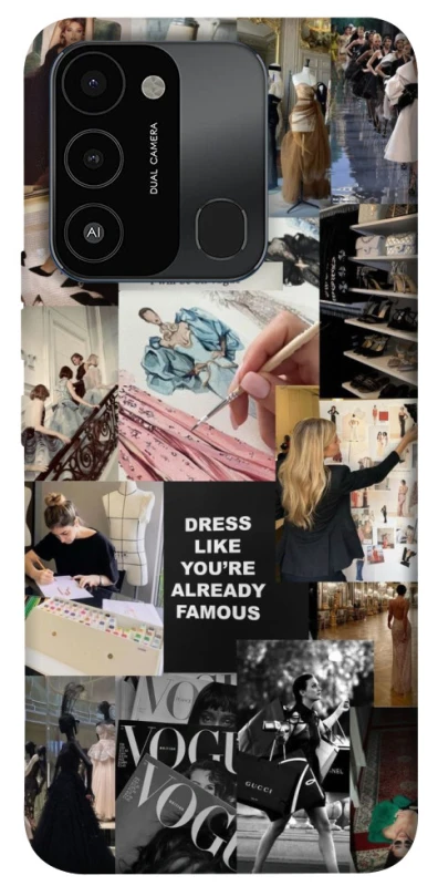Чохол на TECNO Spark 8C Fashion collage ver.11 фото 1 з 1