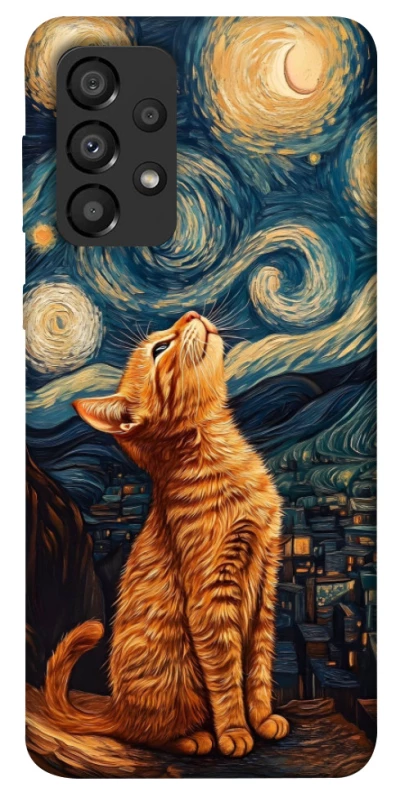 Чохол на Samsung Galaxy A33 5G van gogh cat фото 1 з 1