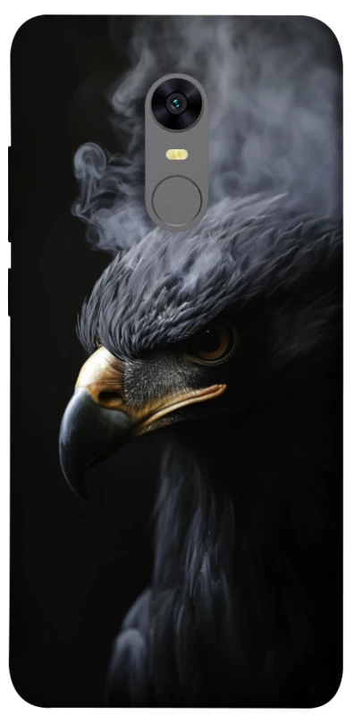Чехол на Xiaomi Redmi 5 Plus / Redmi Note 5 (Single Camera) black eagle фото 1 из 1