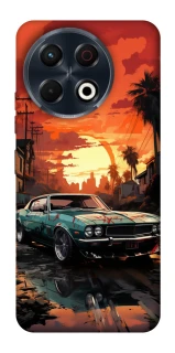 Чехол на TECNO Spark 30 Pro (KL7) Car at sunset фото 1 из 1