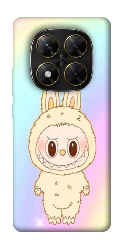 Чохол на Xiaomi Poco X7 Fluffy Rainbow Labubu фото 1 з 1