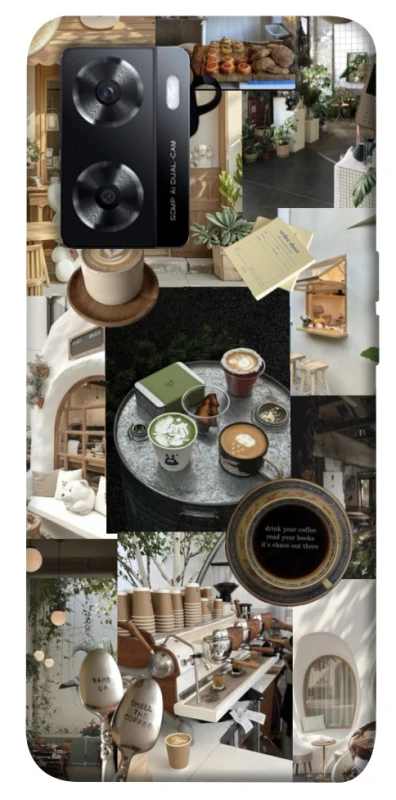 Чехол на Oppo A57s Coffee collage ver.4 фото 1 из 1