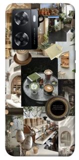 Чехол на Oppo A57s Coffee collage ver.4 фото 1 из 1