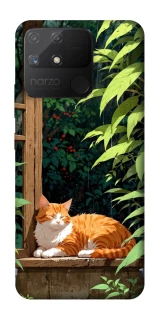 Чохол на Realme Narzo 50A red cat фото 1 з 1