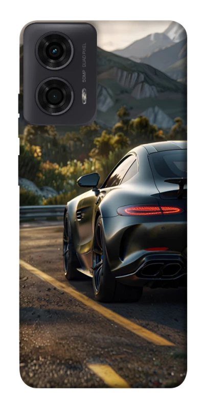 Чохол на Motorola Moto G24 Car in the mountains фото 1 з 1