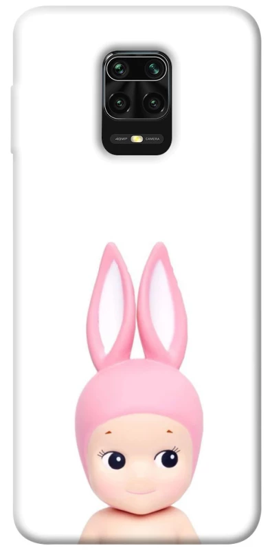 Чохол на Xiaomi Redmi Note 9s / Note 9 Pro / Note 9 Pro Max Minimal Bunny Peek фото 1 з 1