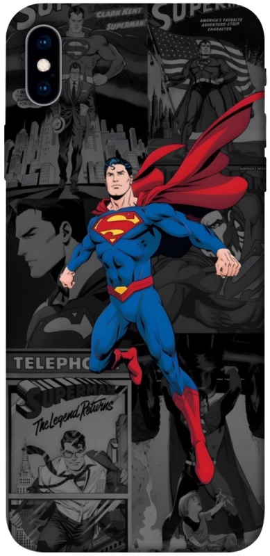 Чехол на Apple iPhone XS Max (6.5") superman comics фото 1 из 1