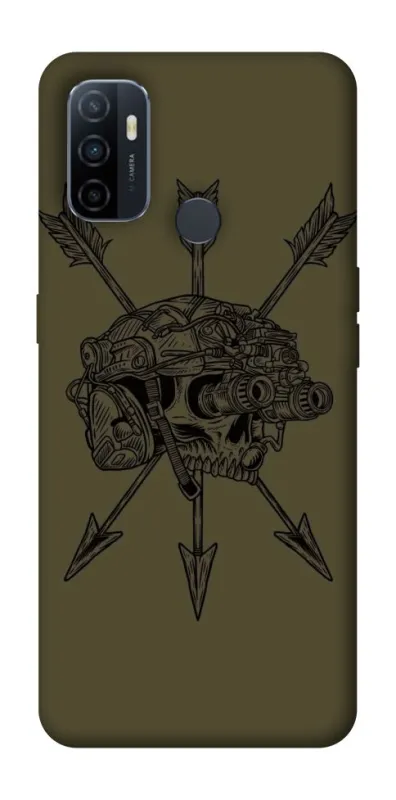 Чохол на Oppo A53 / A32 / A33 Mil skull фото 1 з 1