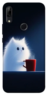 Чехол на Huawei P Smart Z Чехол кот с кофе фото 1 из 1