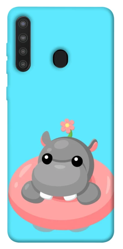 Чохол на Samsung Galaxy A21 Adopt Me Hippo Floatie фото 1 з 1
