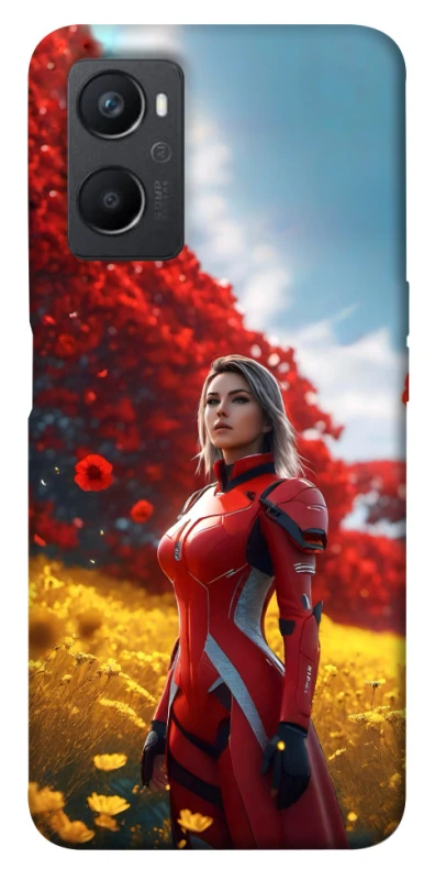 Чохол на Oppo A96 Cyber space girl ver.5 фото 1 з 1