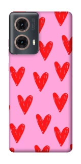 Чехол на Motorola Moto G85 Red hearts 2 фото 1 из 1