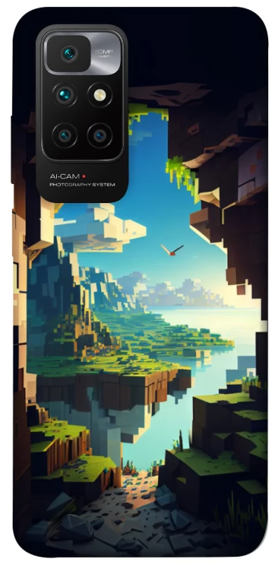 Чехол на Xiaomi Redmi 10 Minecraft sunrise фото 1 из 1