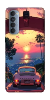 Чохол на Oppo Reno 4 Pro Porsche at sunset фото 1 з 1