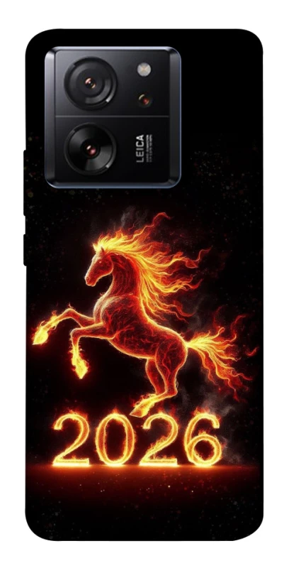 Чохол на Xiaomi 13T Red Fire Horse ver.1 фото 1 з 1