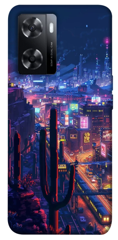 Чохол на Oppo A77s Night city фото 1 з 1