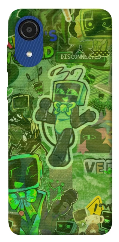 Чохол на Samsung Galaxy A03 Core Dandysworld tv green theme фото 1 з 1
