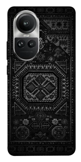 Чехол на Oppo Reno 10 Черный ковер фото 1 из 1