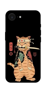 Чехол на Apple iPhone 16e (6.1") Кот-самурай фото 1 из 1