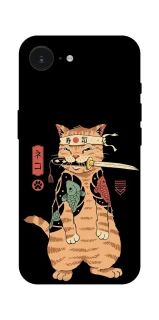 Чехол на Apple iPhone 17e (6.1") Кот-самурай фото 1 из 1