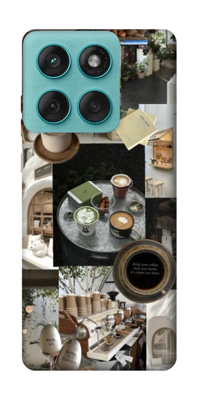 Чохол на Motorola Edge 60 Fusion Coffee collage ver.4 фото 1 з 1