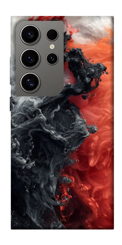 Чохол на Samsung Galaxy S24 Ultra Black and Red фото 1 з 1