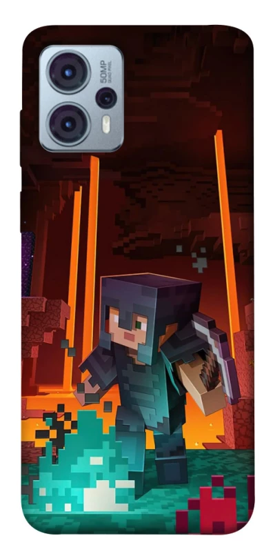 Чохол на Motorola Moto G23 Minecraft game adventure фото 1 з 1