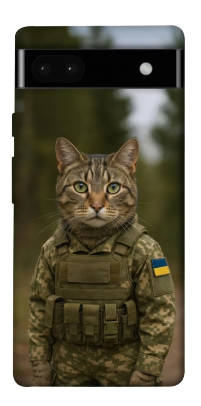 Чохол на Google Pixel 6a Кіт захисник фото 1 з 1