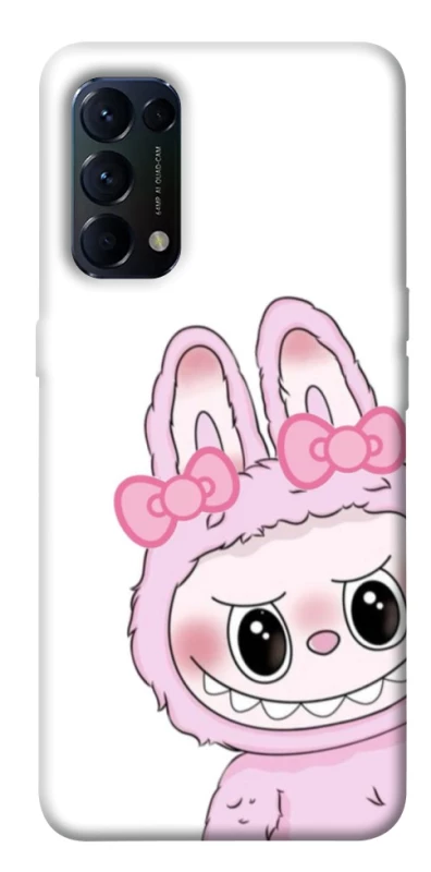 Чохол на Oppo Reno 5 4G Labubu White фото 1 з 1