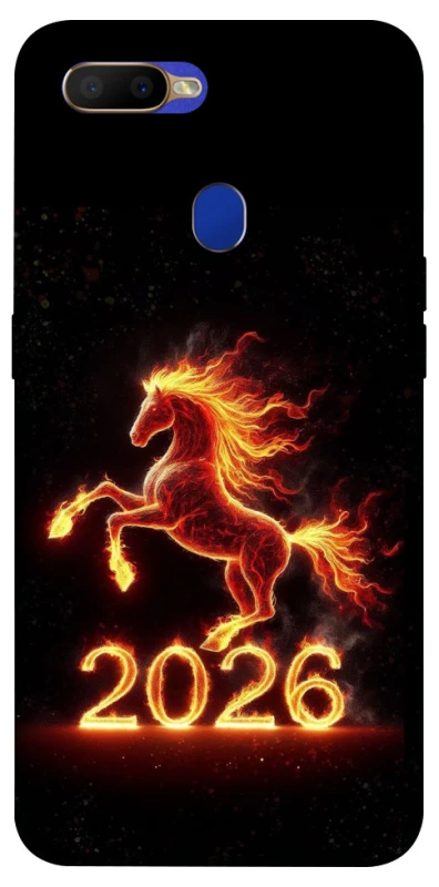 Чехол на Oppo A5s Red Fire Horse ver.1 фото 1 из 1