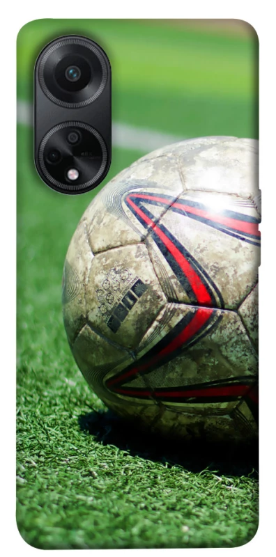 Чехол на Oppo A58 4G Мяч на газоне фото 1 из 1