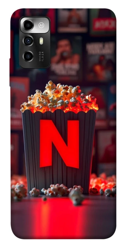 Чехол на ZTE Blade A72 Netflix and popcorn фото 1 из 1