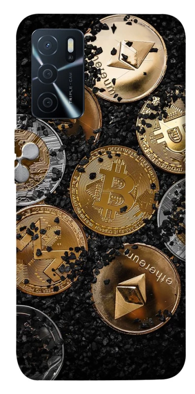 Чохол на Oppo A16s / A16 Many coins v2 фото 1 з 1