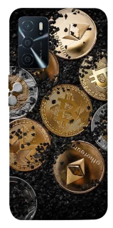 Чехол на Oppo A16s / A16 Many coins v2 фото 1 из 1