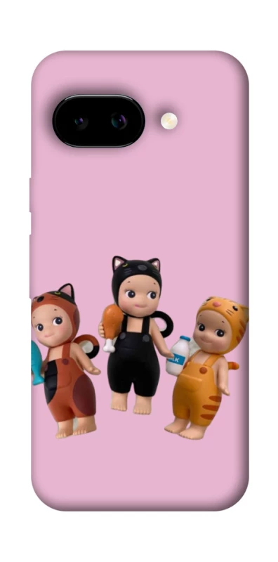 Чохол на Google Pixel 9a Cat Cafe Trio фото 1 з 1