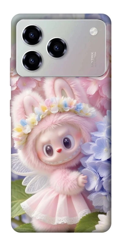 Чехол на ZTE Blade A76 Labubu & Flowers ver.1 фото 1 из 1
