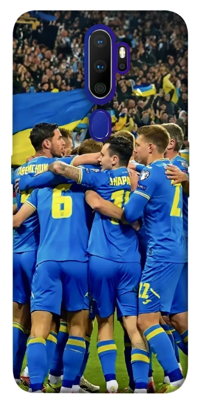 Чехол на Oppo A5 (2020) / Oppo A9 (2020) Сборная Украины v3 фото 1 из 1