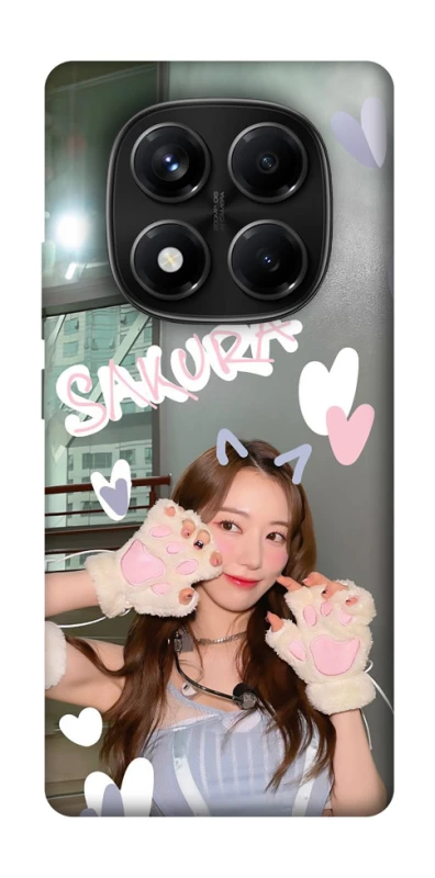 Чехол на Xiaomi Redmi Note 14 Pro 4G Sakura - LE SSERAFIM фото 1 из 1